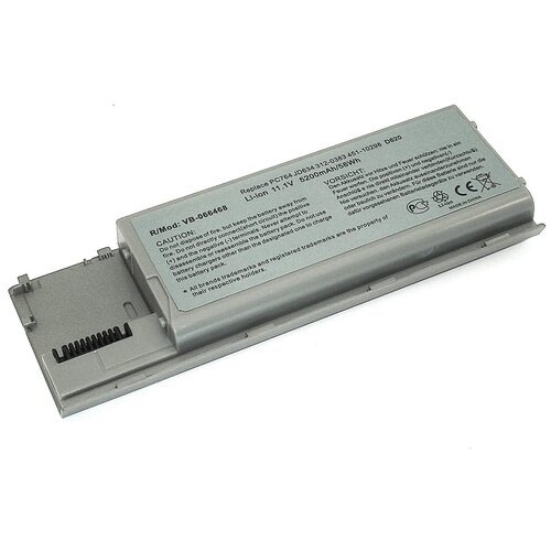 Аккумуляторная батарея для ноутбука Dell Latitude D620, D630 (PC764 ) 5200mAh OEM аккумулятор для dell latitude d620 d630 kd491 kd494 hx345