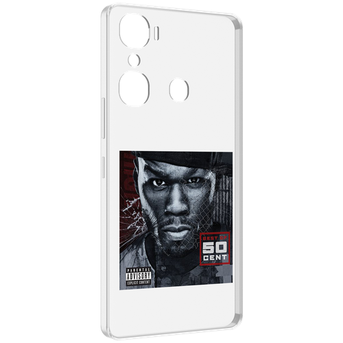 Чехол MyPads 50 Cent - Best Of для Infinix Hot 12 Pro задняя-панель-накладка-бампер