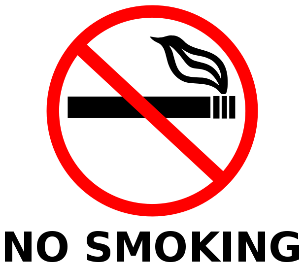 Наклейка No smoking 6. 200х200 мм