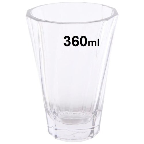 Стакан Loveramics Urban Glass 360 мл Twisted Latte Glass цвет прозрачный 1419₽