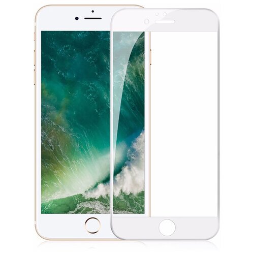 Защитное стекло для Apple iPhone 7/8 White/ защитная пленка / прозрачное стекло на айфон 7