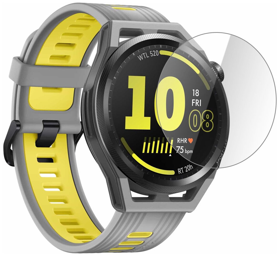 Матовая защитная плёнка для смарт-часов Huawei Watch GT Runner, гидрогелевая, на дисплей, не стекло