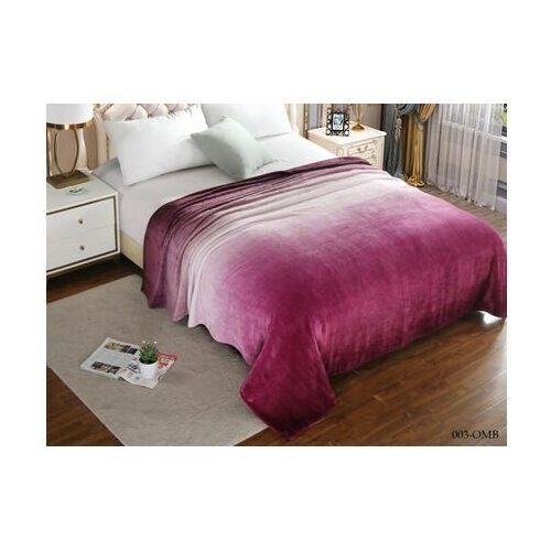 Плед-Евро Юта-текс Wellsoft luxe Ombre, винный