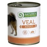 Natures Protection Nature's Protection Veal Adult консервы для собак с телятиной, 800г Арт.81550 - изображение