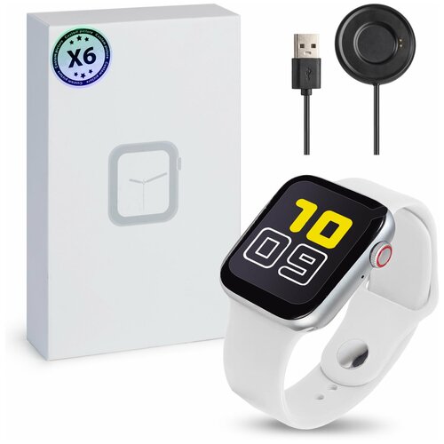 Умные часы Smart Watch X6 белый 118000₽