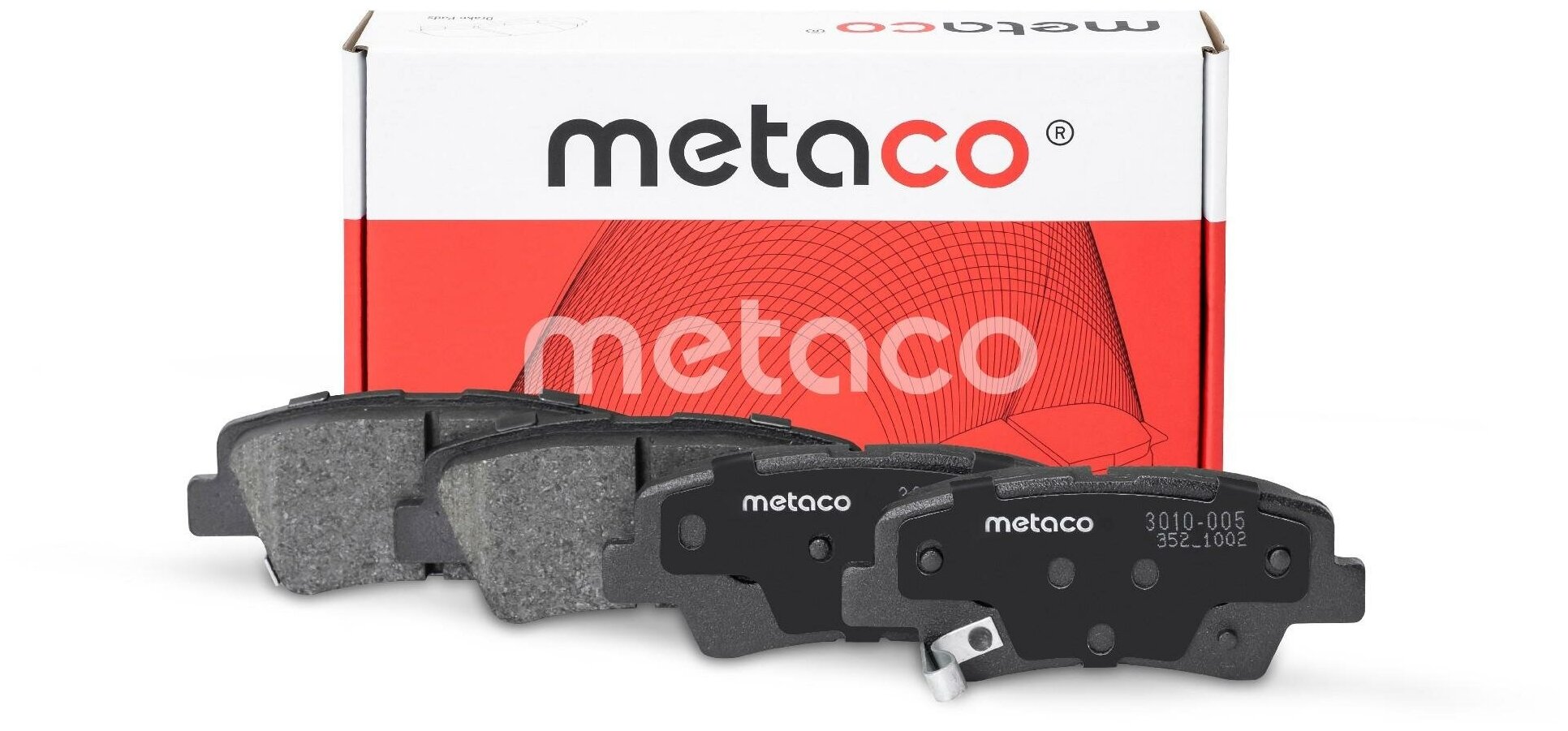 Тормозные колодки METACO 3010-005 Задняя ось