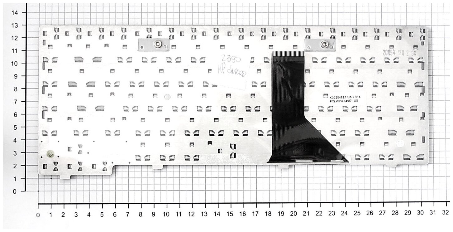 Клавиатура для ноутбука HP Pavilion DV1723tu черная