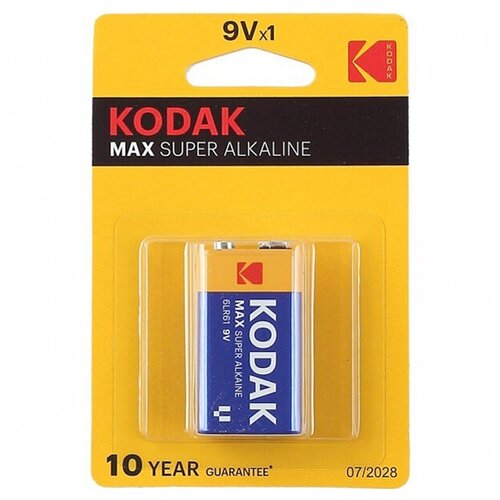 Батарейка Kodak 6LR61 BL1 MAX батарейка kodak cr1620 bl1