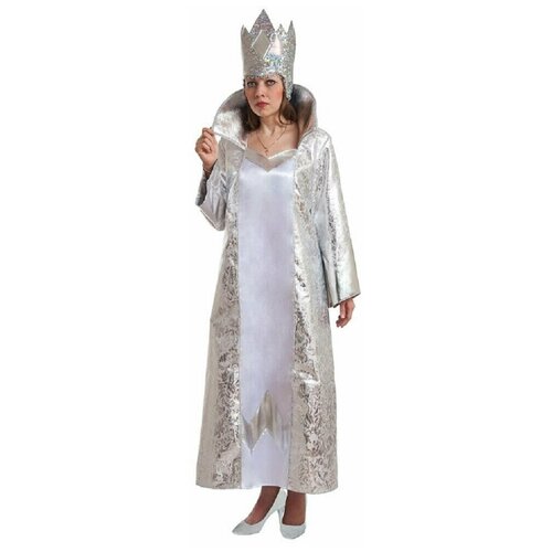 фото Костюм снежная королева в короне взрослый (46-50) elite classic