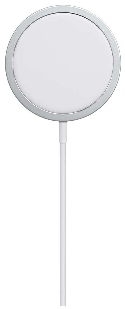 Беспроводное сетевое зарядное устройство QUMO Qi15w (Charger 0046) c поддержкой MagSafe для iPhone, белое - фотография № 2