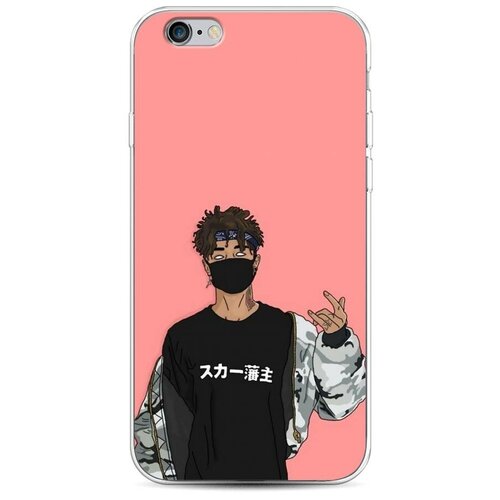 фото Силиконовый чехол "в маске 2" на apple iphone 6/6s / айфон 6/6s case place