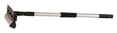 Окномойка 20см, ручка-телескоп 60-95см алюминиевая (черная) - фотография № 2