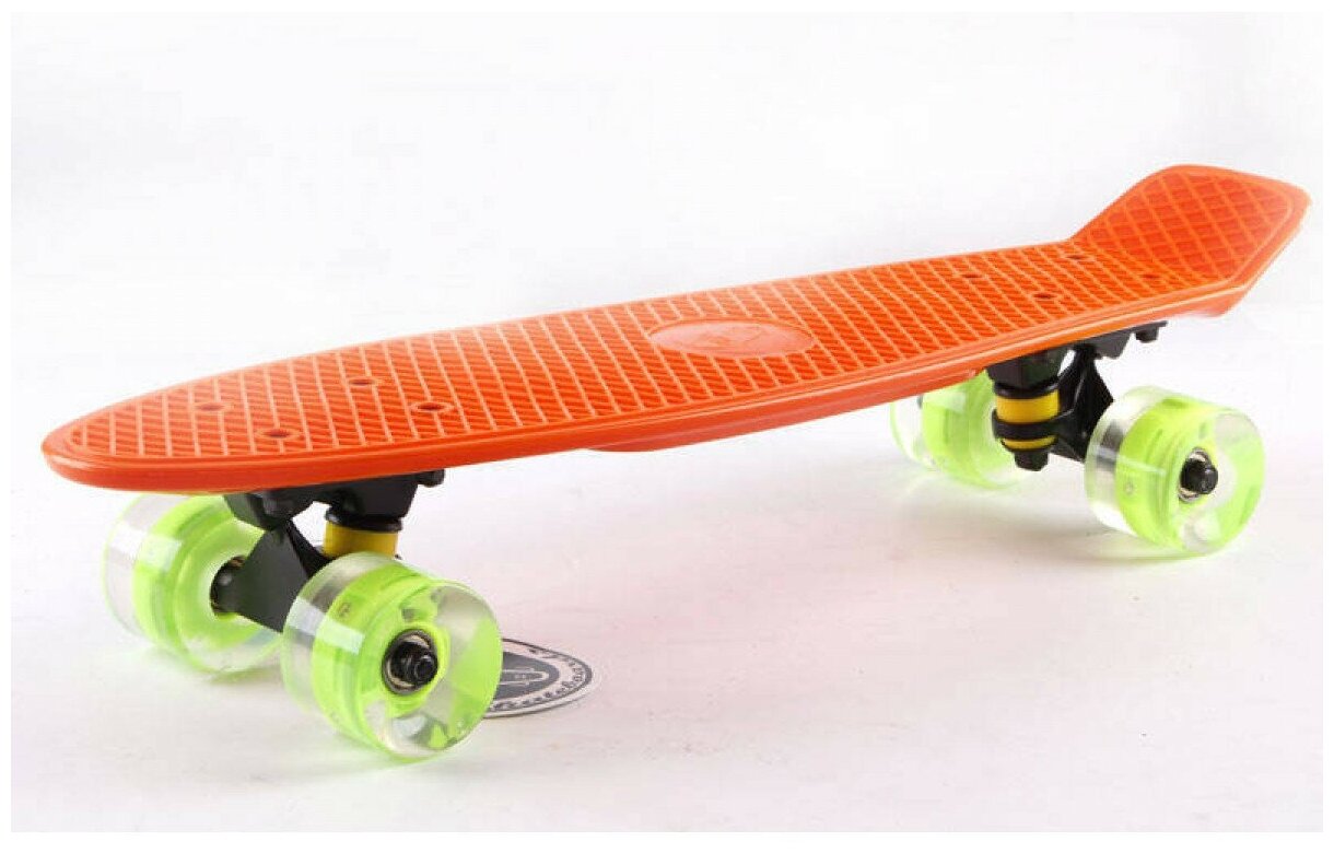 Круизер Fish Skateboards 22" Оранжевый/LED