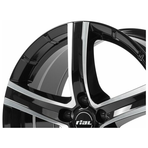Литые колесные диски Rial Quinto Black 8x18 5x114.3 ET35 D70.1 Diamond Black Front Polished (QU80835B83-1)