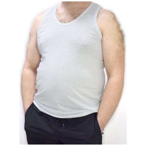 ММ-0006 Комплект мужских маек большого размера амтекс - 3 штуки 70 Белый