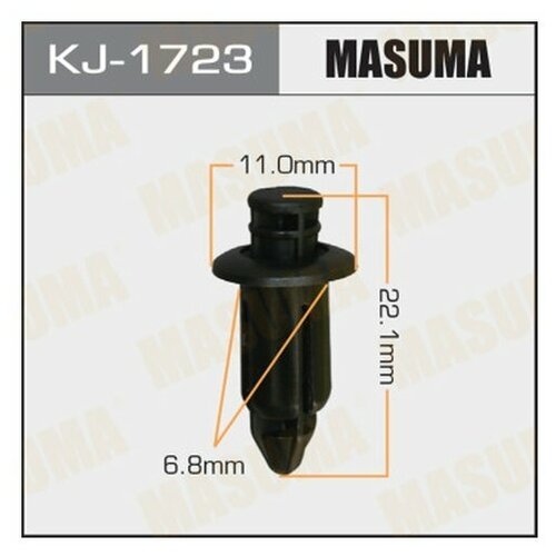 фото Зажим, молдинг / защитная накладка для mazda 3, 6, rx-8 (производитель: masuma kj-1723)