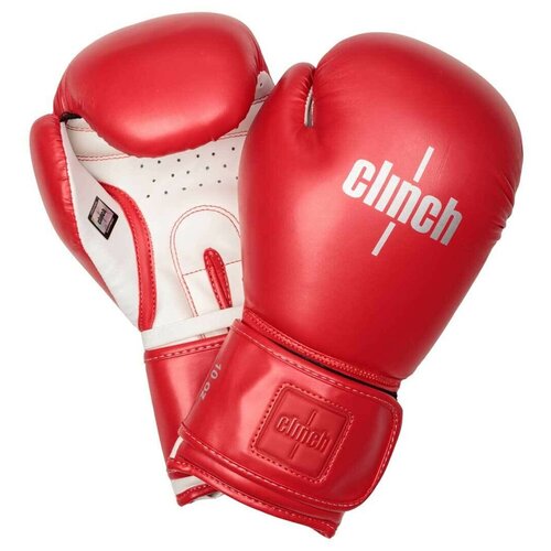 Перчатки боксерские Clinch Fight 2.0 красно-белые 12 унций C137