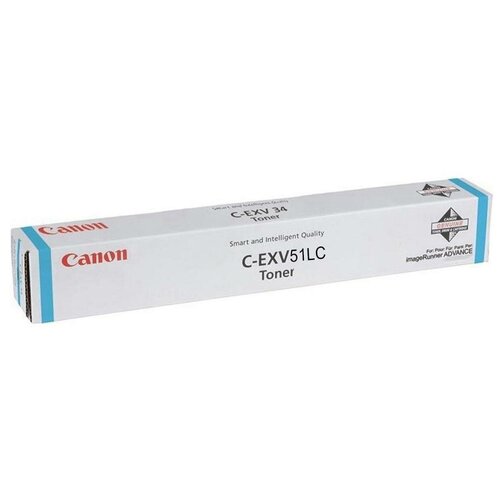 Картридж Canon C-EXV51L C (0485C002), 26000 стр, синий тонер canon c exv51l c 0485c002