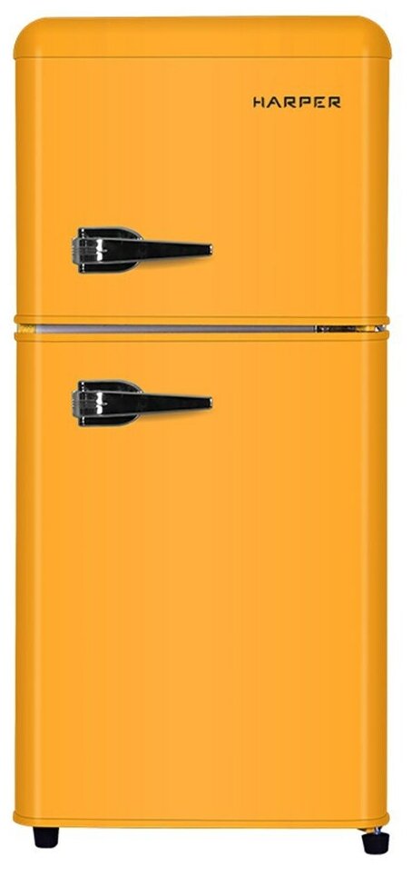 Двухкамерный холодильник HARPER HRF-T140M ORANGE - фотография № 1