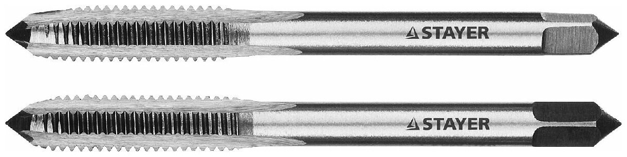 STAYER M6х1, комплект метчиков, 2 шт, (28025-06-1.0-H2)