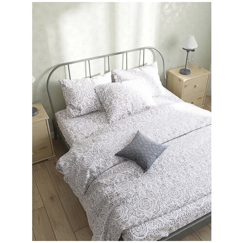 фото Постельное белье сказка "модерн" 2-спальный наволочка 50х70 см 2 шт простынь 240х215 см пододеяльник 175х215 см