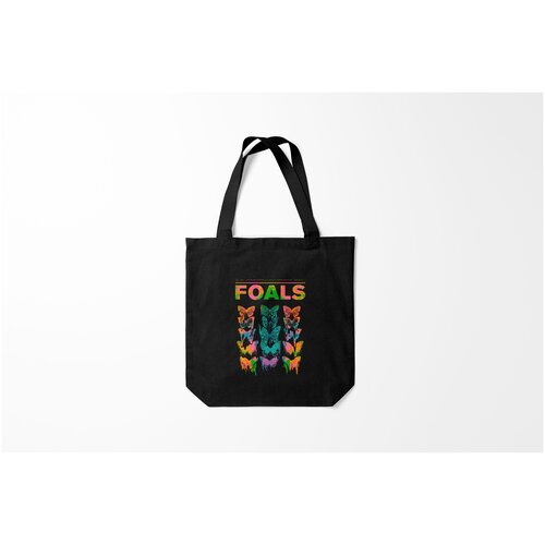 фото Сумка-шоппер / 40х40 см / рок / разный foals burnettie