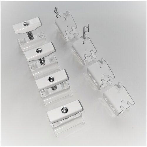Монтажный комплект креплений для трубчатых радиаторов ZEHNDER, ARBONIA цвет белый (Ral 9016)