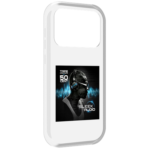 Чехол MyPads 50 Cent - Sleek Audio для Oukitel F150 Air1 Pro / F150 Air1 задняя-панель-накладка-бампер