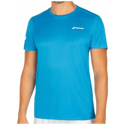 Футболка спортивная Babolat, размер 8 - 10, синий теннисная футболка nike силуэт прямой размер l синий