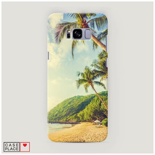 фото Чехол пластиковый samsung galaxy s8 plus необитаемый остров case place