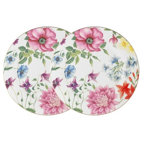 Набор из 2-х обеденных тарелок Шарм в подарочной упаковке (Anna Lafarg Primavera)