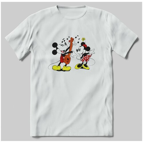 фото Футболка с принтом мультфильм микки маус 42 brut-shop