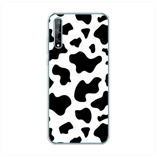 фото Силиконовый чехол "пятна коровы" на huawei y8p / хуавей y8p case place