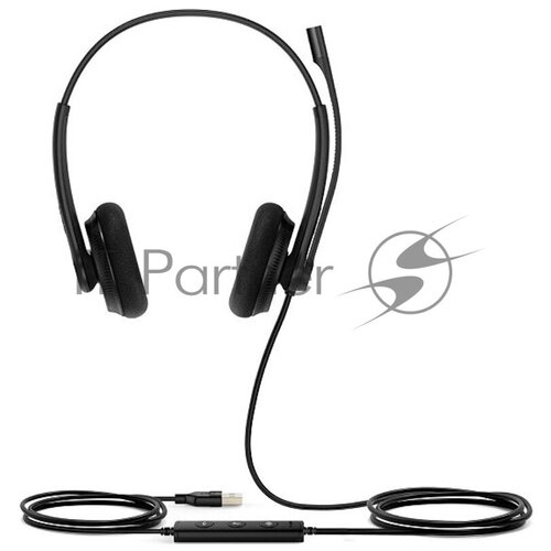 Проводная USB-гарнитура Yealink UH34 Lite Dual UC, HD звук