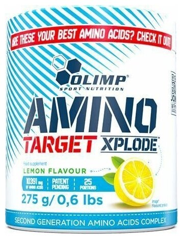 Аминокислоты OLIMP Amino Target Xplode - 280 гр., Лимон