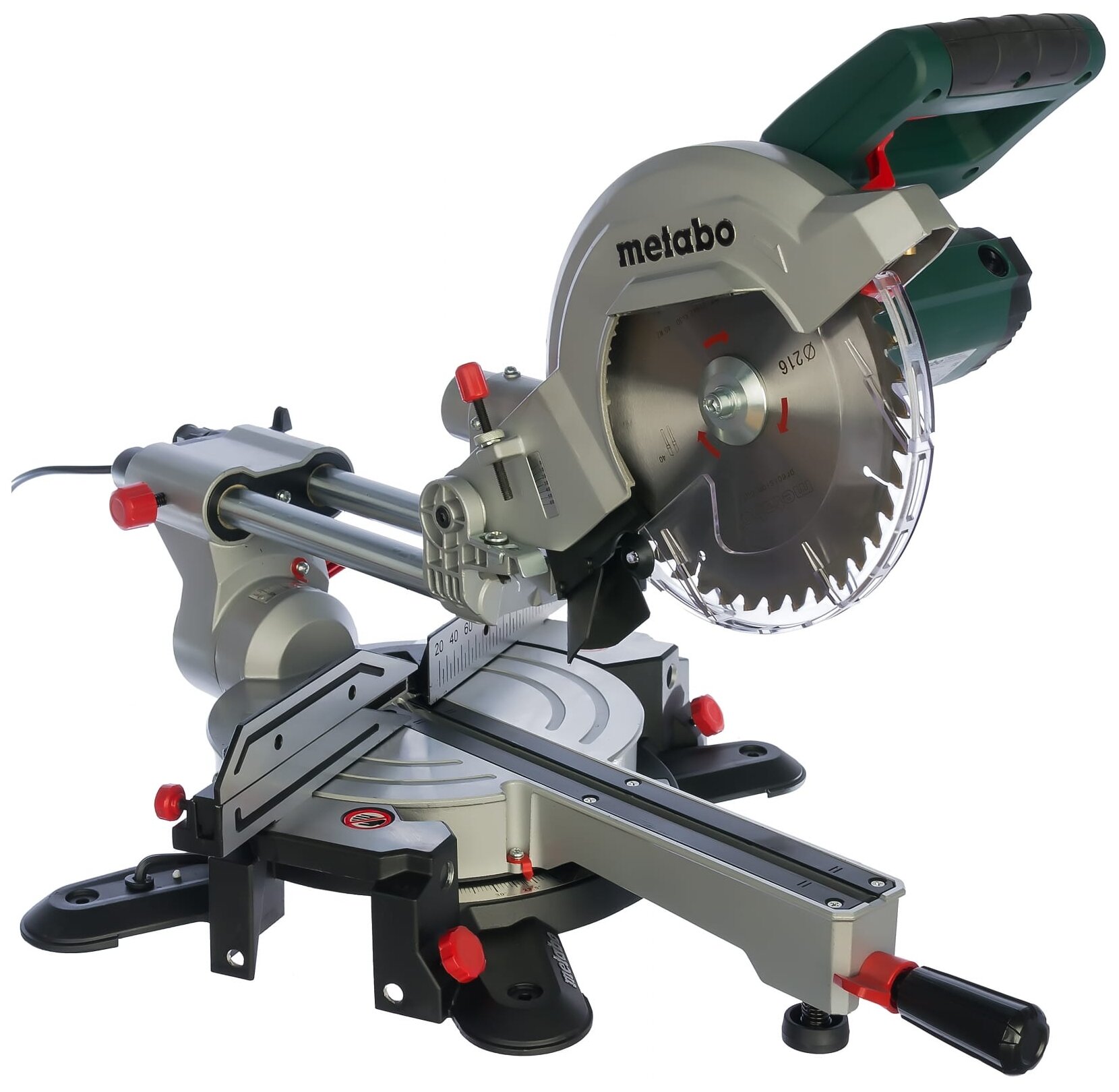 Торцовочная пила с протяжкой Metabo KGS 216 M (619260000) 1500 Вт