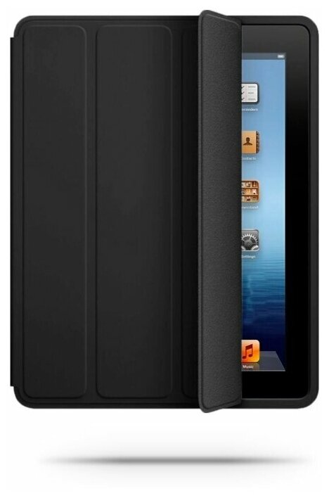 Чехол книжка для iPad 2 / 3 / 4 Smart case Black