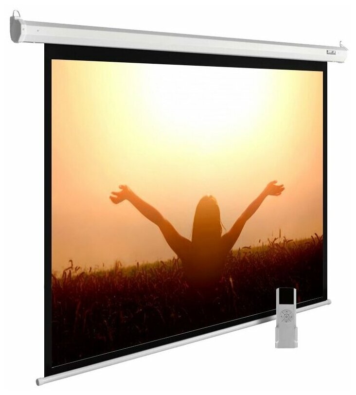 Экран Cactus 165x220см MotoExpert CS-PSME-220x165-WT 4:3 настенно-потолочный рулонный белый (моториз