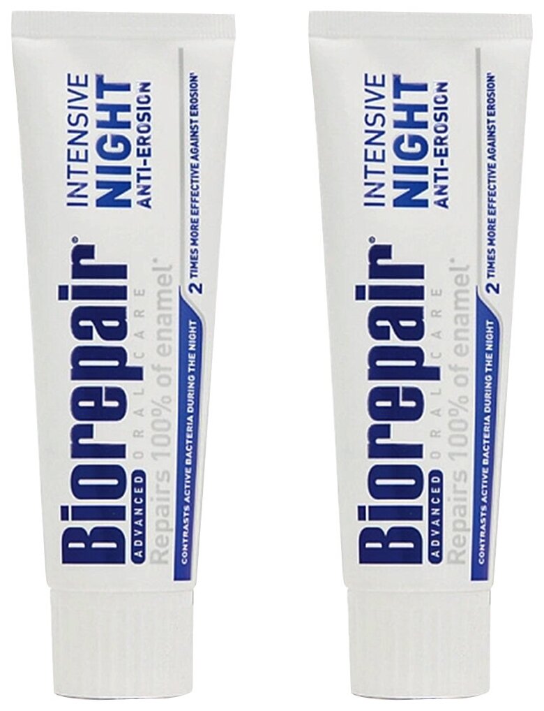 Зубная паста Biorepair Night Repair 75мл (2 штуки)