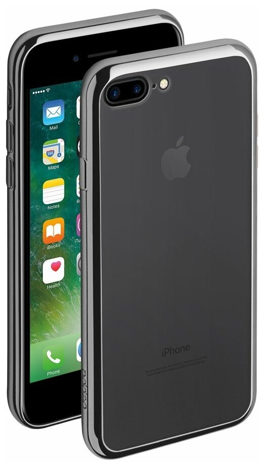 Чехол Gel Plus Case для Apple iPhone 7/8 Plus графит Deppa 85260