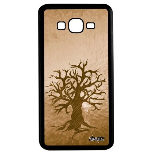 фото Ударопрочный чехол на телефон // galaxy grand prime // "дерево жизни" древо стиль, utaupia, светло-коричневый