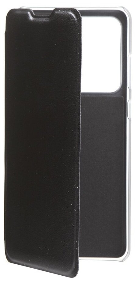 Защитный чехол-книжка на Samsung Galaxy S20 Ultra /Самсунг Гэлэкси Эс20 Ультра/ Искуcственная кожа/ черный