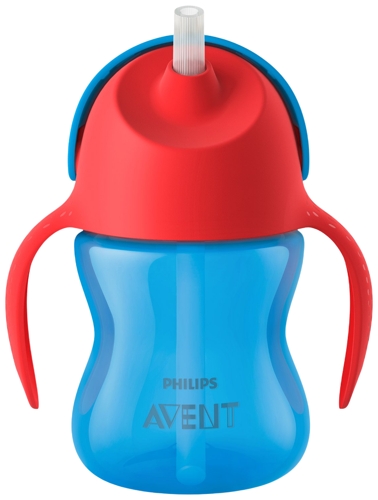 Чашка-поильник Avent с трубочкой, с 9 месяцев, цвет: фиолетовый Philips Avent - фото №1