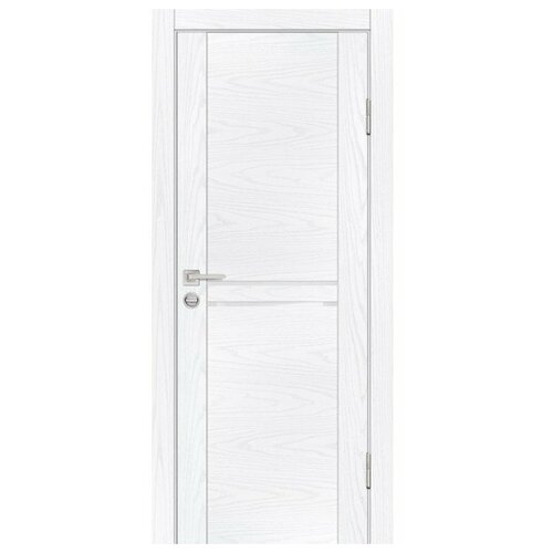 PSM-4 PP дуб скай белый, стекло белоснежный лакобель Profilo porte