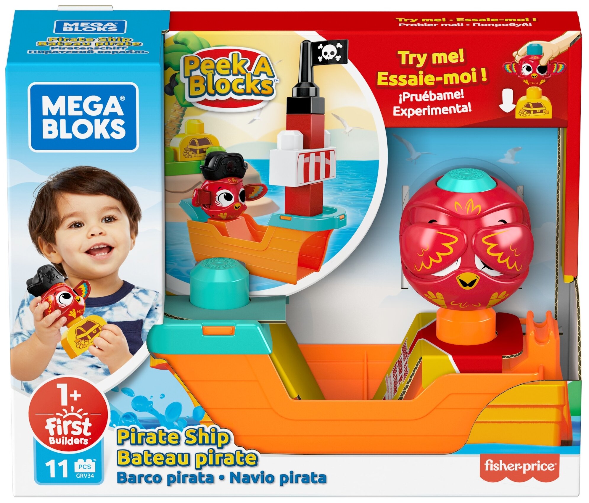 Набор игровой Mega Bloks Прятки с пиратами GRV34