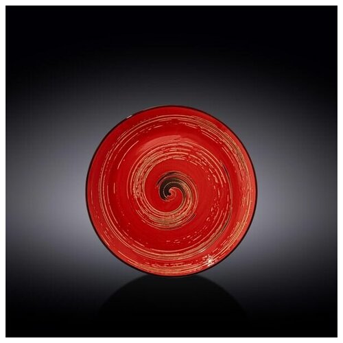 фото Тарелка круглая 20,5 см красная wilmax