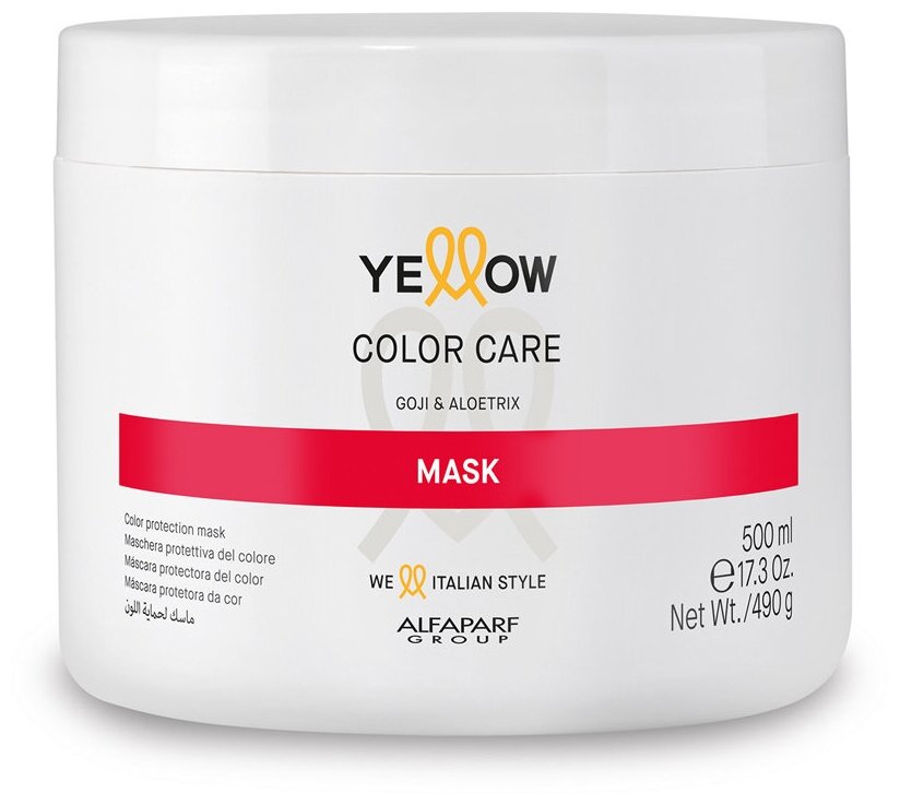 Маска для окрашенных волос YE COLOR CARE MASK, 500 мл YELLOW MR-17109