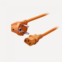 Изображение товара ZJE-001 Шнур (кабель питания) ACD SUPER HEAVY DUTY 3*2,5 S22C13, (Schuko - C13), 16А, оранжевый, 2,0 м