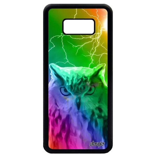 фото Защитный чехол на телефон // galaxy s8 plus // "сова" хищник сыч, utaupia, цветной