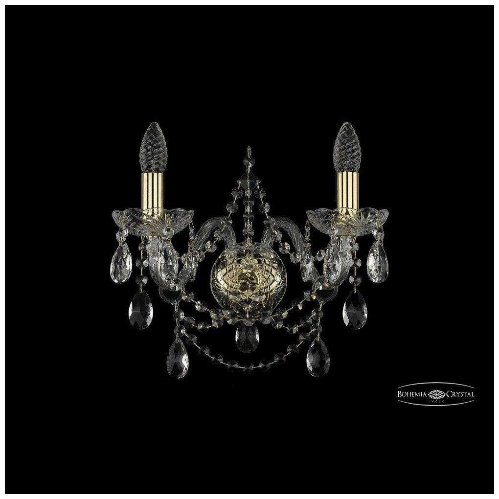 фото Бра Bohemia IVELE Crystal 1411B/2/160 G 1411